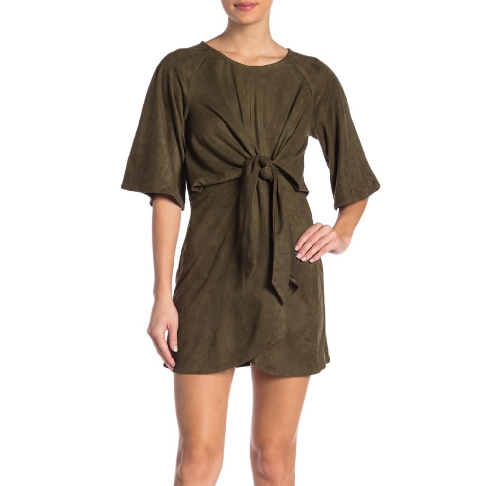 NWT Romeo & Juliet Couture Faux Suede Mini Dress
